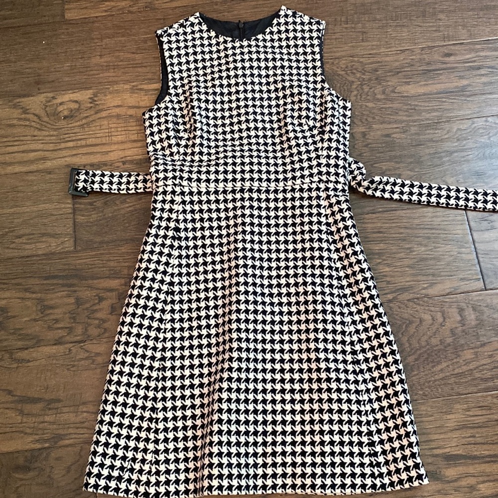Ralph Lauren houndstooth sheath dress